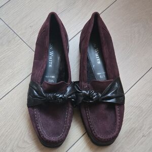 Ron White Rita Knot Platform Loafers Sz 38.5